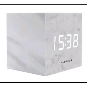 CLOUDNOLA 3-in-1 LED‎ Digital Alarm Block Clock Time Temp & Date New
